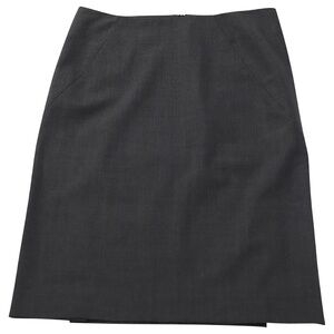 Theory Pencil Skirt in Grey Wool